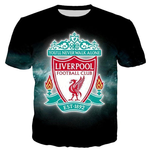 Liumaohua New Popular Liverpool Jersey 3D Print Harajuku Style T Shirt Sweatshirts Summer Casual Streetwear Tees Tops A-911